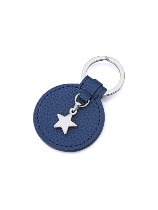 Llavero Viceroy 75389L01013 mujer acero y piel azul chic