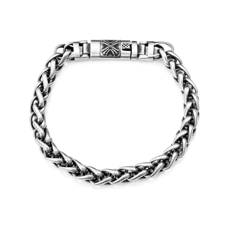Pulsera Sr Fashion 75381P01000 Hombre acero envejecido 21.5 cm