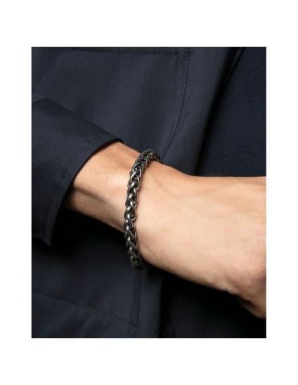 Pulsera Sr Fashion 75381P01000 Hombre acero envejecido 21.5 cm
