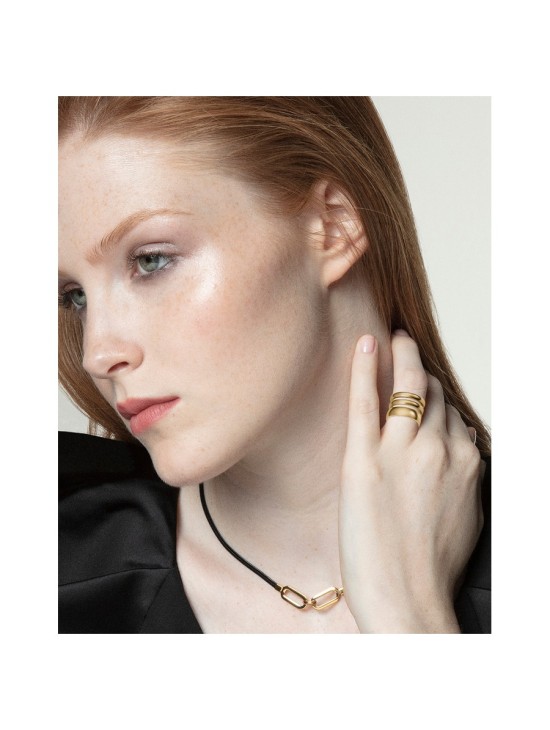 Anillo Viceroy Fashion 75373A01212 Mujer Acero IP Dorado