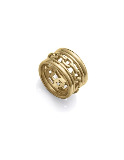 Viceroy Fashion Women's Ring 75399A01812 Gold IP Steel