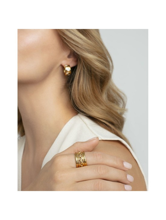 Anillo Viceroy Fashion 75399A01812 Mujer Acero IP dorado