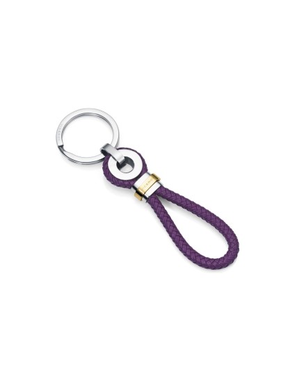 Llavero Viceroy 6470L01019 Mujer acero inoxidable IP dorado y piel morada