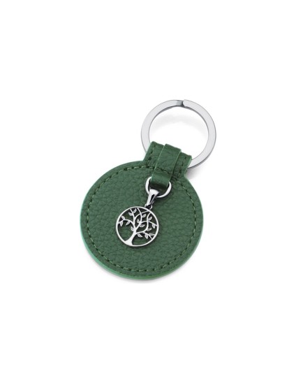 Llavero Viceroy Fashion 75390L01016 em aço e pele verde mulher