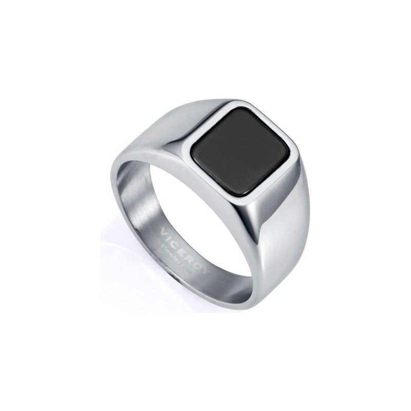 Anillo Viceroy 15167A02600 Hombre Acero con piedra natural ónix