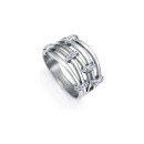 Viceroy Fashion Ring 75367A01200 Women Silver Steel Shine and Polished