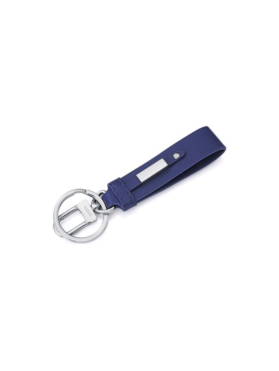 Viceroy 75384L01013 Men's Keychain Blue Leather & Steel Elegant