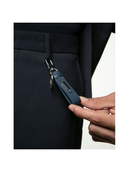 Llavero Viceroy 75384L01013 Homem Aço e Pele Azul Elegante