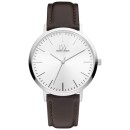Relógio Danish Design 148-Q1159IQ12 Homem Aço com correia de pele castanha
