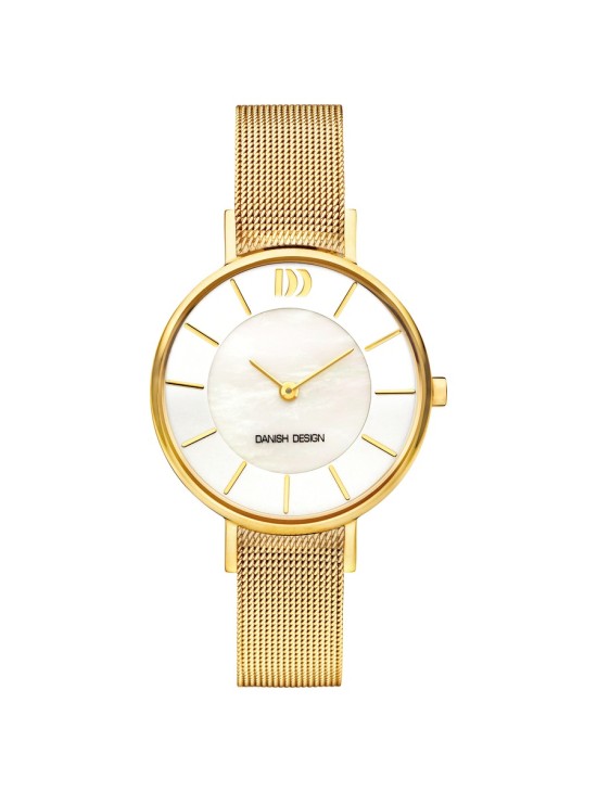 Danish Design 148-Q1167IV05 Women's Gold-Plated Steel Watch