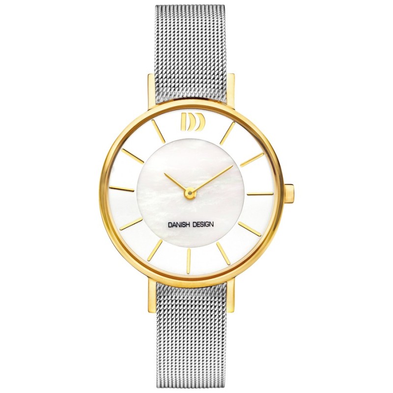 Danish Design 148-Q1167IV65 Women's Steel & Gold Watch