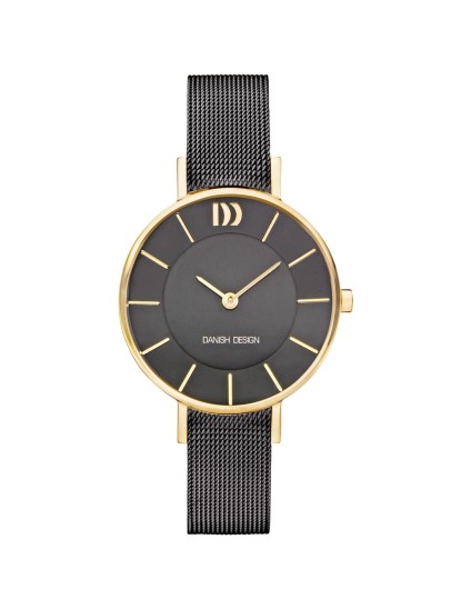 Relógio Danish Design 148-Q1167IV70 Mulher Aço Dourado Preto