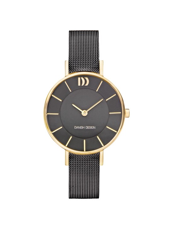 Danish Design 148-Q1167IV70 Women's Gold Black Steel Watch