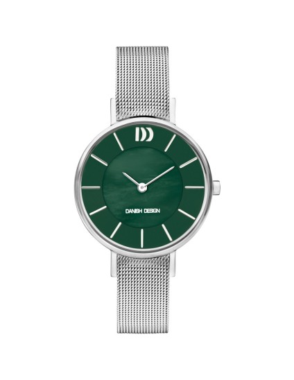 Relógio Danish Design 148-Q1167IV77 Mulher Aço Prateado Esfera Verd
