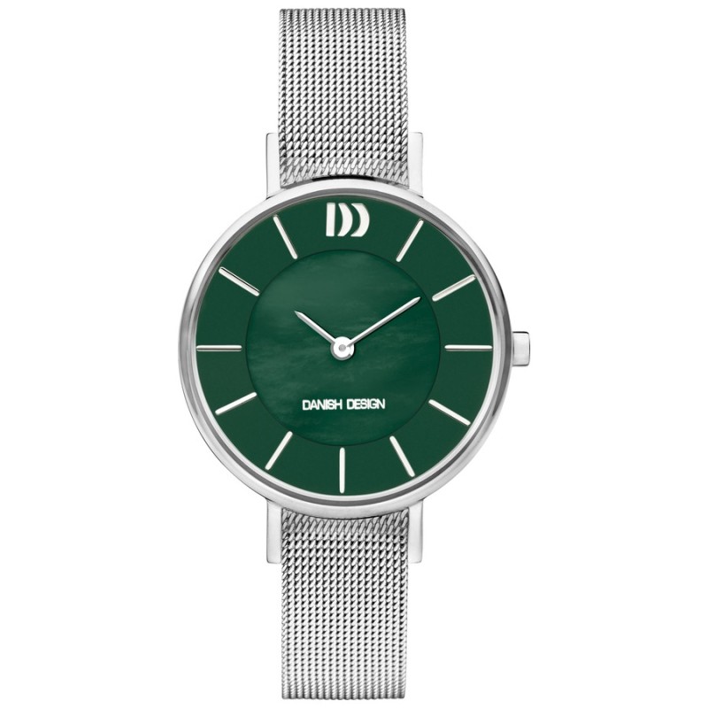 Relógio Danish Design 148-Q1167IV77 Mulher Aço Prateado Esfera Verd