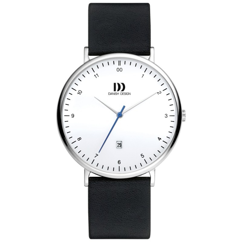 Relógio Danish Design 148-Q1188IQ12 Homem Aço e Pele Preto