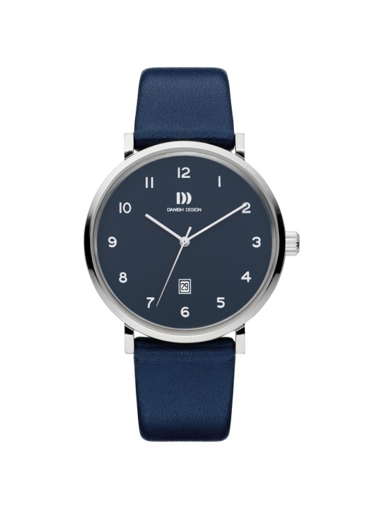 Reloj Danish Design 148-Q1216IQ22 acero con correa azul cuero