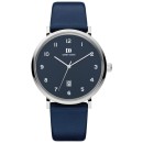 Danish Design Watch 148-Q1216IQ22 Men Steel and Blue Leather Strap
