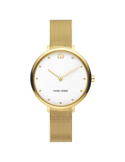 Relógio Danish Design 148-Q1218IV05 Mulher Aço Dourado Minimalista