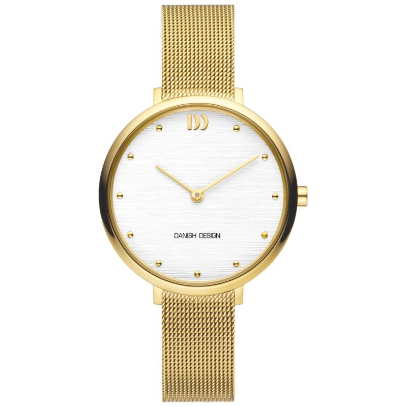 Danish Design 148-Q1218IV05 Women's Minimalist Gold Steel Watch
