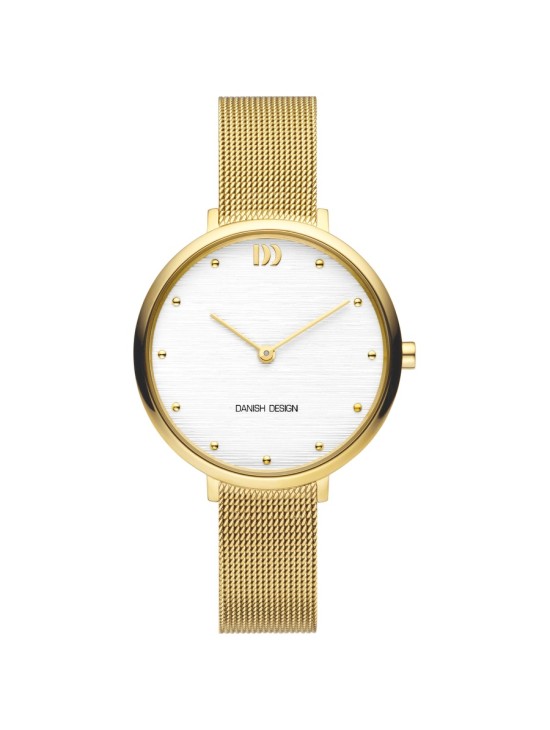 Danish Design 148-Q1218IV05 Women's Minimalist Gold Steel Watch