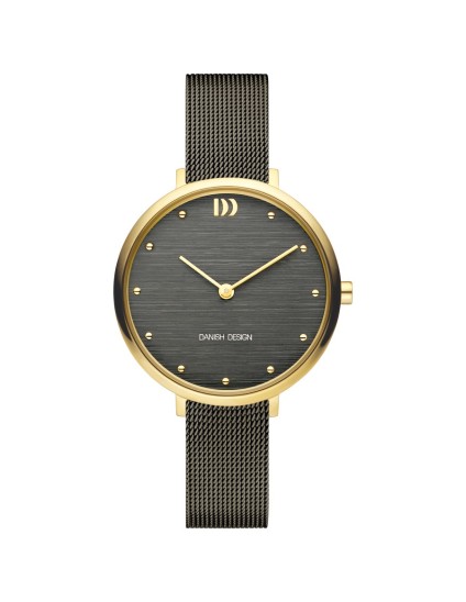 Reloj Danish Design 148-Q1218IV70 para mujer acero dorado y negro
