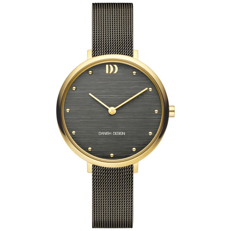 Reloj Danish Design 148-Q1218IV70 para mujer acero dorado y negro
