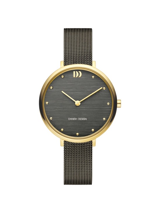 Relógio Danish Design 148-Q1218IV70 Mulher Aço Dourado e Preto