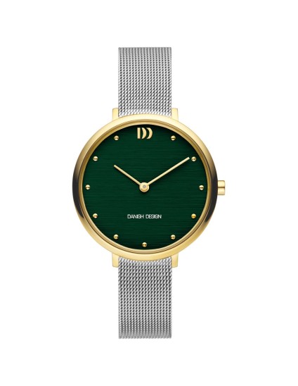 Danish Design 148-Q1218IV76 Women's Watch Steel & Gold Plated