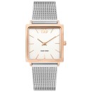 Relógio Danish Design 148-Q1248IV67 Unissexo Aço inoxidável prateado e ouro rosa