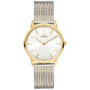 Reloj Danish Design 148-Q1251IV65 Unisex Acero Inoxidable con baño dorado
