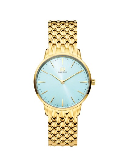 Reloj Danish Design 148-Q1251IV77 mujer acero baño dorado azul
