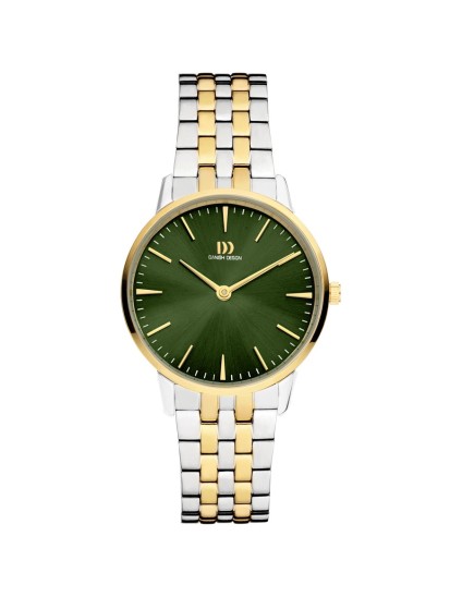 Reloj Danish Design 148-Q1251IV90 Mujer acero bicolor esfera verde elegante