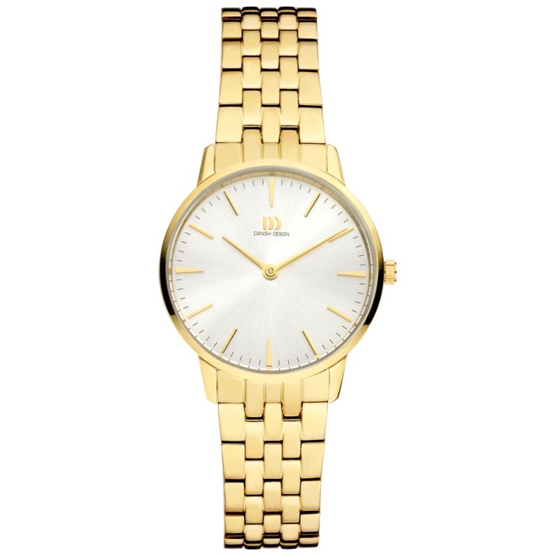 Danish Design 148-Q1251IV91 Women's Gold-Plated Steel Watch