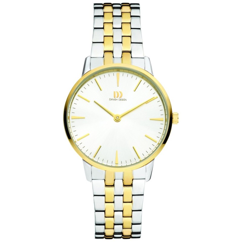 Danish Design 148-Q1251IV95 Unisex Gold-Plated Steel Watch