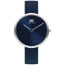 Danish Design Watch 148-Q1261IV22 Women Stainless Steel and Blue Leather