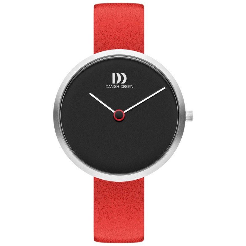 Danish Design 148-Q1261IV24 Women's Watch Steel with Red Strap