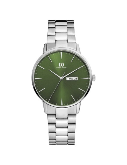 Relógio Danish Design 148-Q1267IQ97 Homem Aço e Mostrador Verde