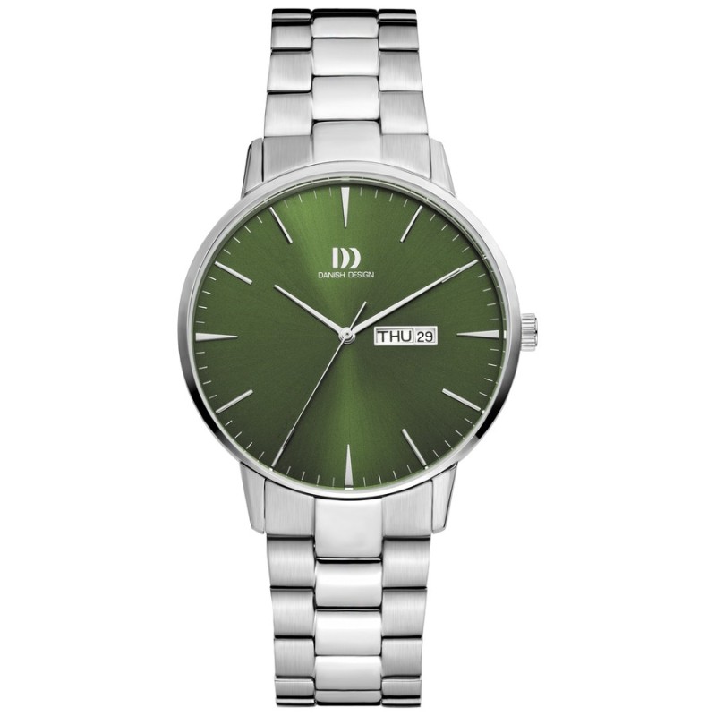 Relógio Danish Design 148-Q1267IQ97 Homem Aço e Mostrador Verde