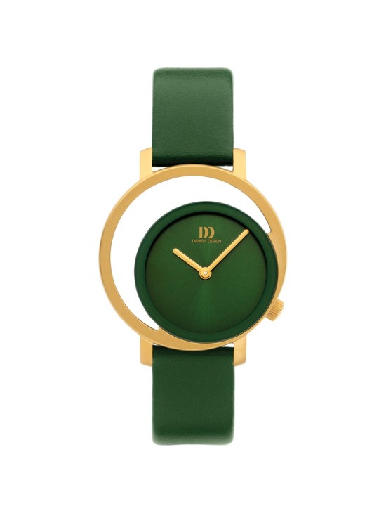 Reloj Danish Design 148-Q1271IV32 Mujer acabado dorado y correa verde