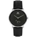 Relógio Danish Design 148-Q1279IQ13 Homem Aço Inoxidável e Pele Preta
