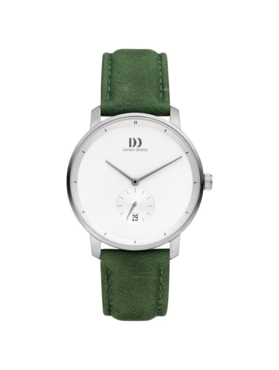 Danish Design 148-Q1279IQ28 Men's Watch Steel Green Leather Strap