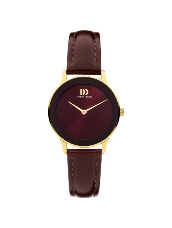 Relógio Danish Design 148-Q1288IV27 Mulher Pele Burdeos Dourado