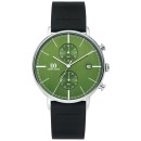 Reloj Danish Design 148-Q1290IQ28 Hombre Acero inoxidable con correa de piel negra