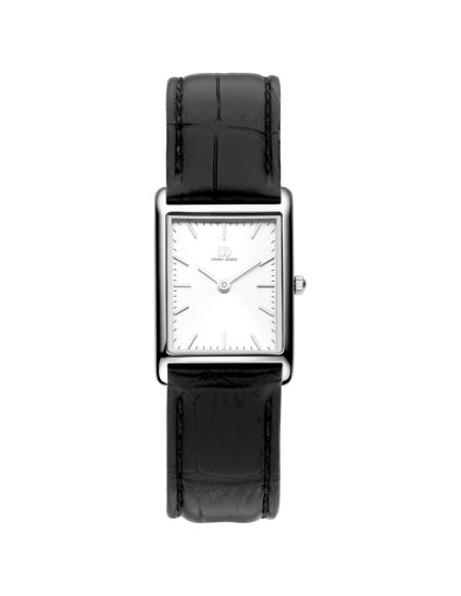 Reloj Danish Design 148-Q1298IV12 Mujer Acero inoxidable y piel negra