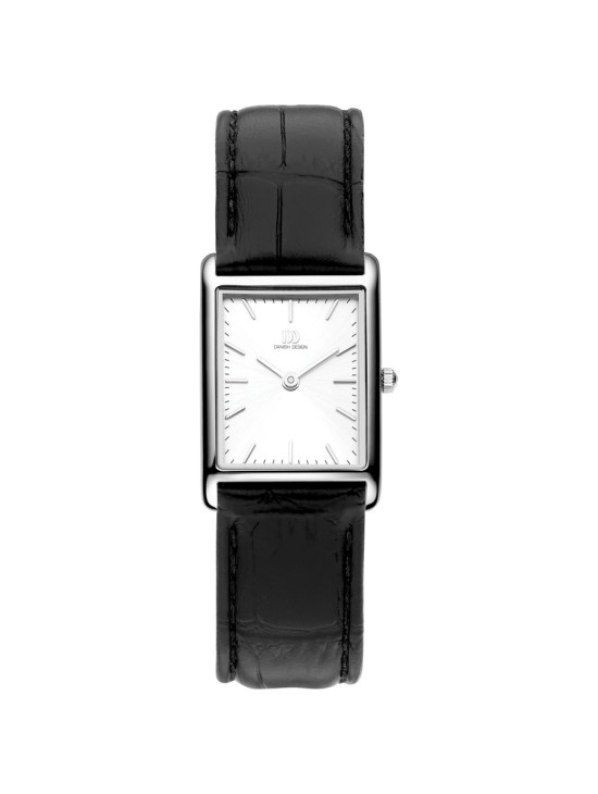 Reloj Danish Design 148-Q1298IV12 Mujer Acero inoxidable y piel negra