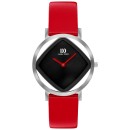 Danish Design Watch 148-Q1300IV24 Women Stainless Steel and Red Leather