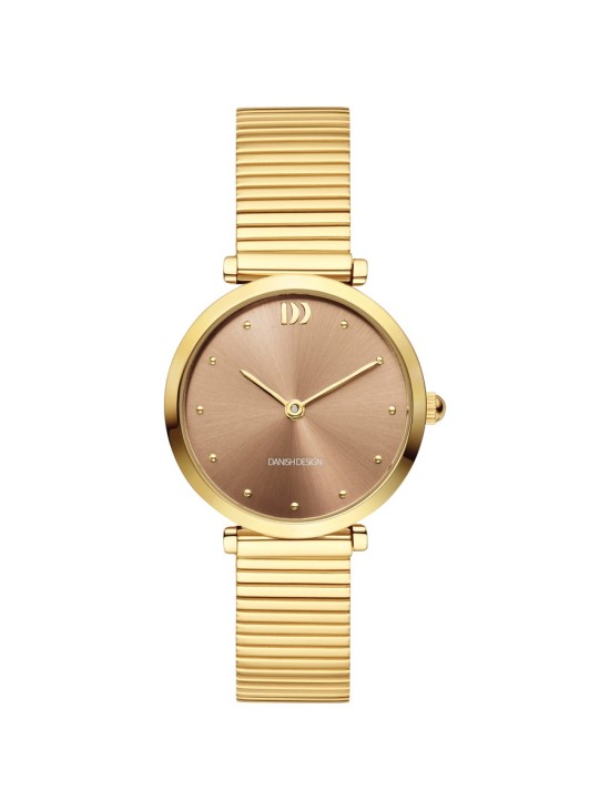 Danish Design 148-Q1301IV88 Women's Elegant Gold Steel Watch