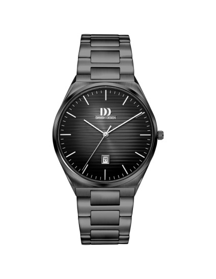 Danish Design 148-Q1302IQ96 Men's Elegant Black Steel Watch