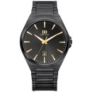 Reloj Danish Design 148-Q1303IQ96 Hombre Acero inoxidable negro con detalles dorados